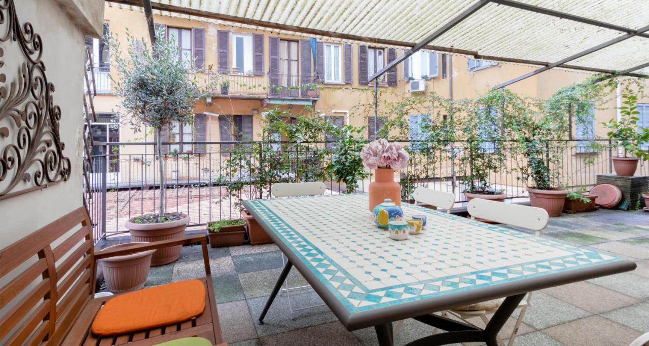 Joivy Apt For 6 With Big Terrace In Milan Centro Storico Eksteriør bilde