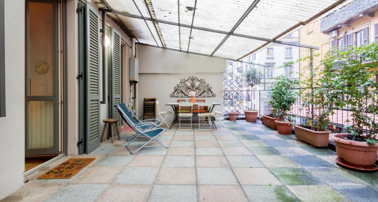 Joivy Apt For 6 With Big Terrace In Milan Centro Storico Eksteriør bilde